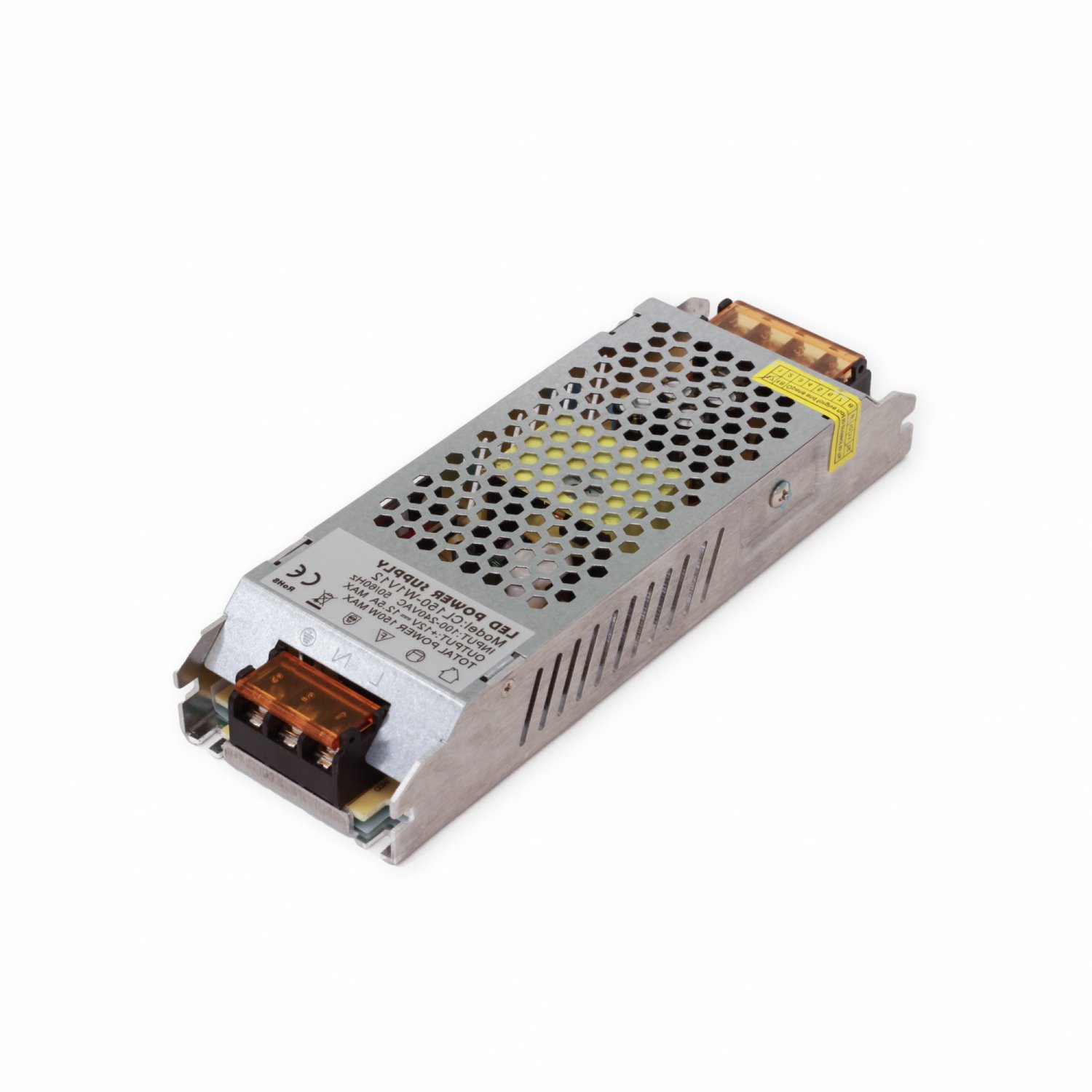 Fonte de alimentação 12V 150W Metal Slim