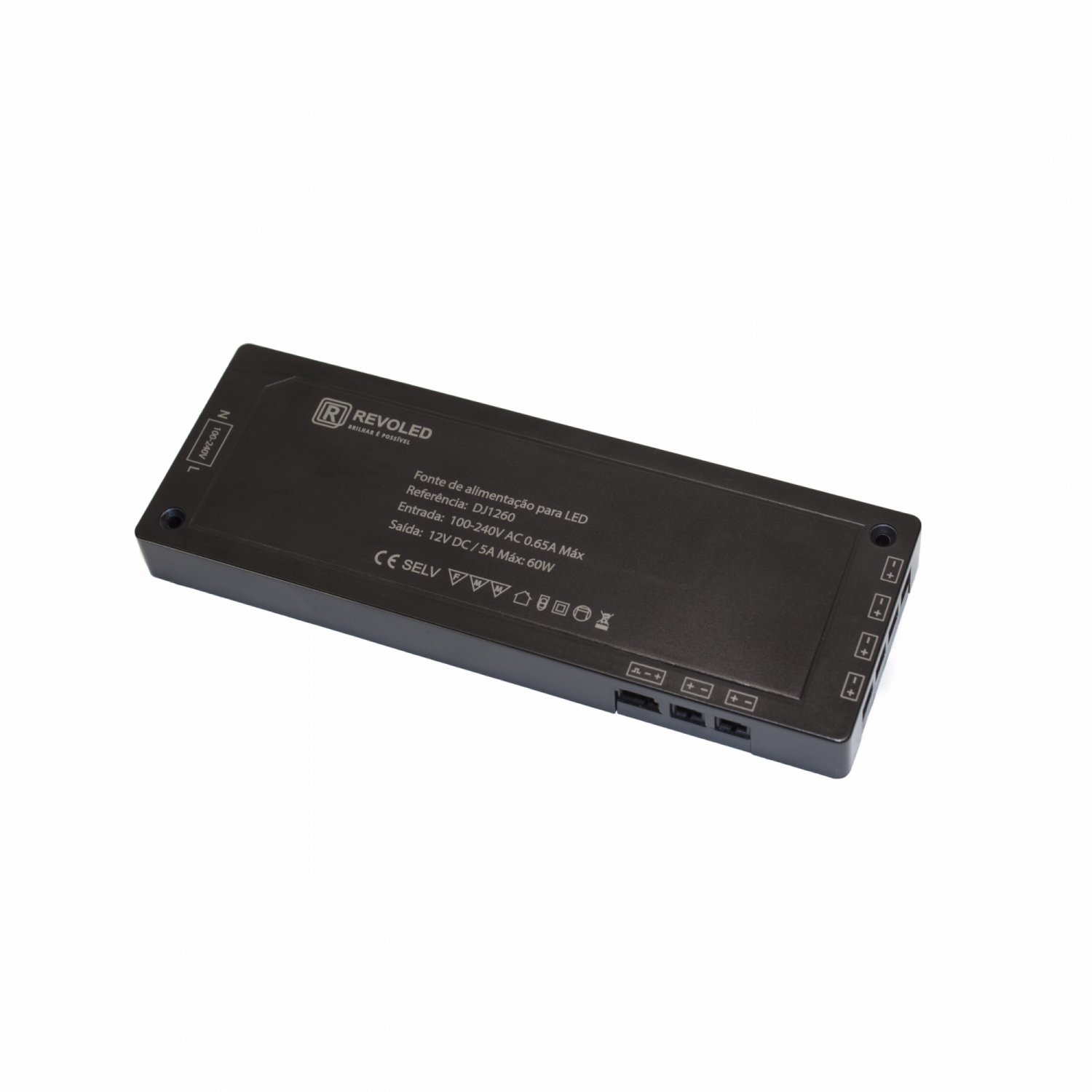 Fonte de alimentação 12V 60W JST
