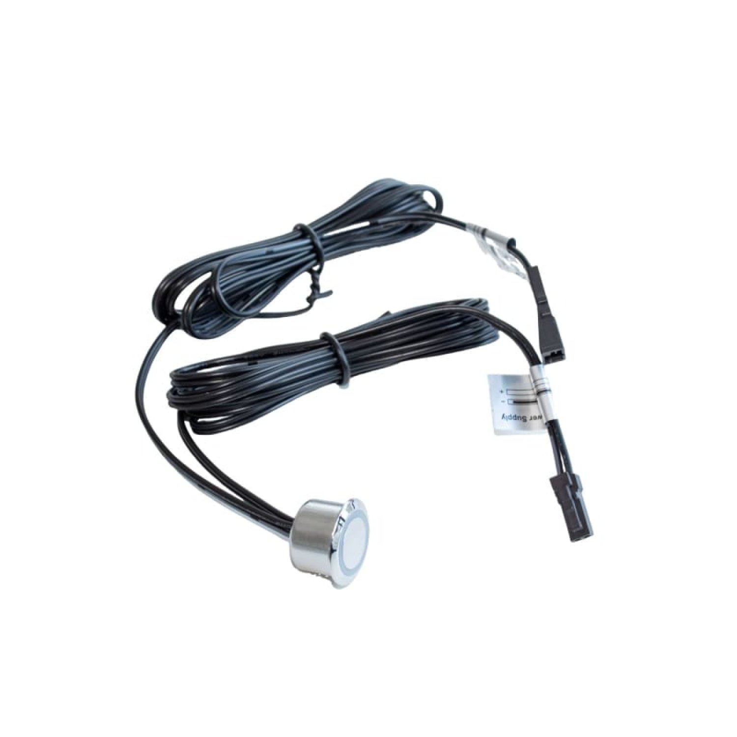 Interruptor touch dimmer para embutir metálico 12V-24V máx. 60W