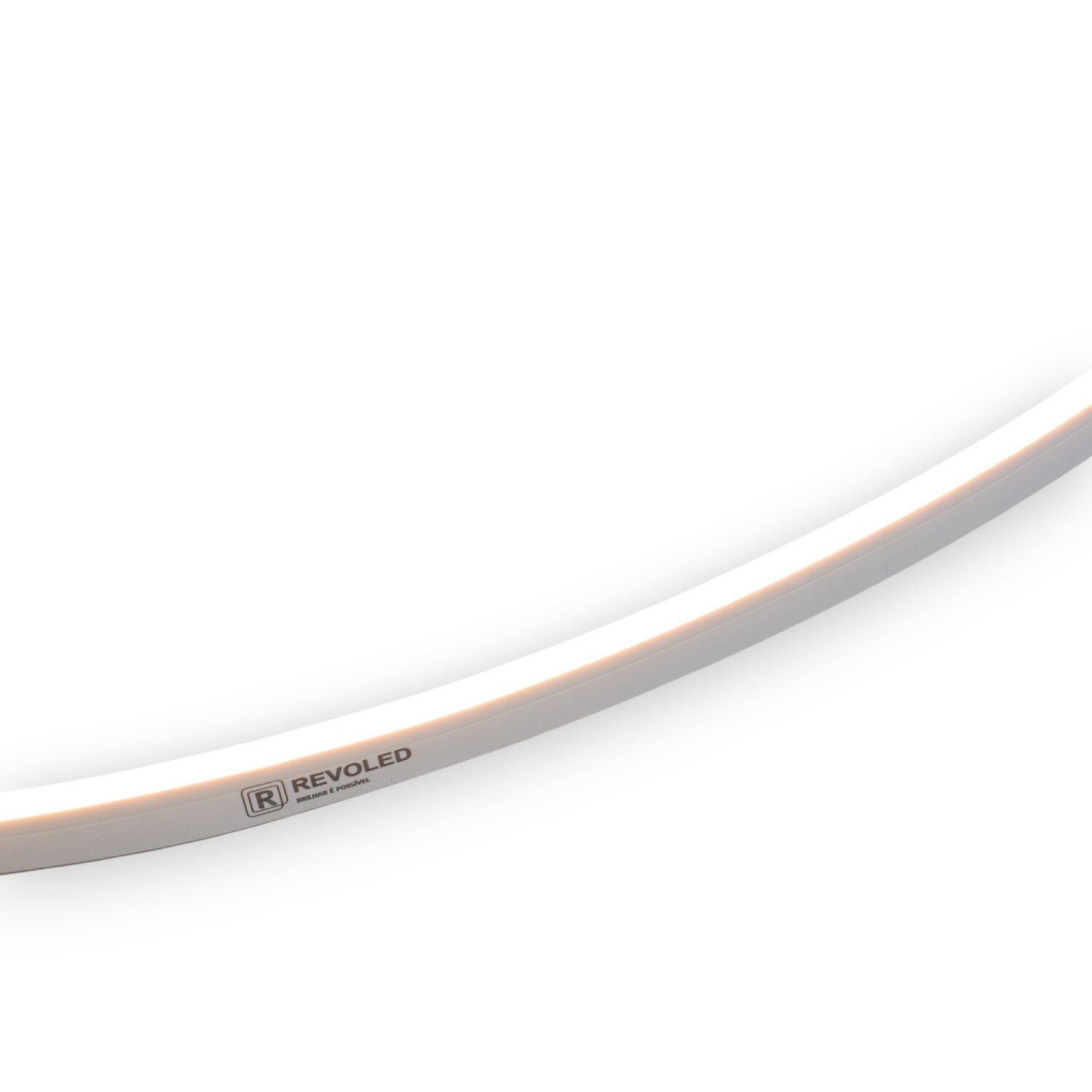 Perfil Silicone LED Flexível 0410 24V 10W 3000K IP67