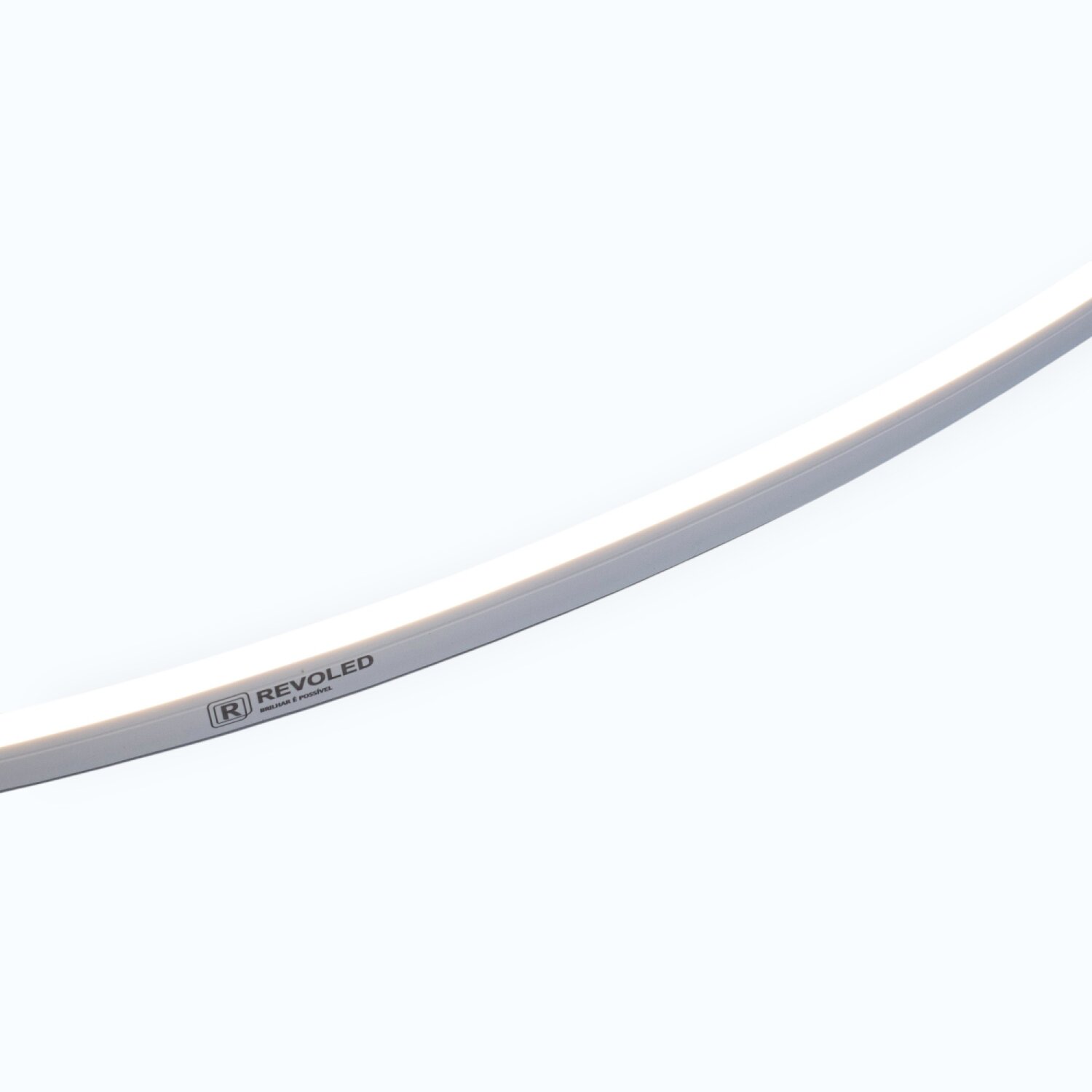 Perfil Silicone LED Flexível 0410 24V 10W 4000K IP67