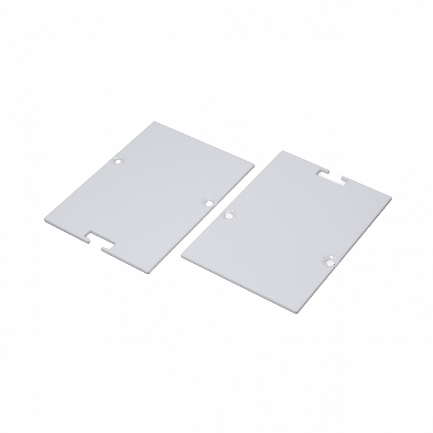 Tampa lateral acabamento metálico para perfil PENDENTE HYPER BRANCO