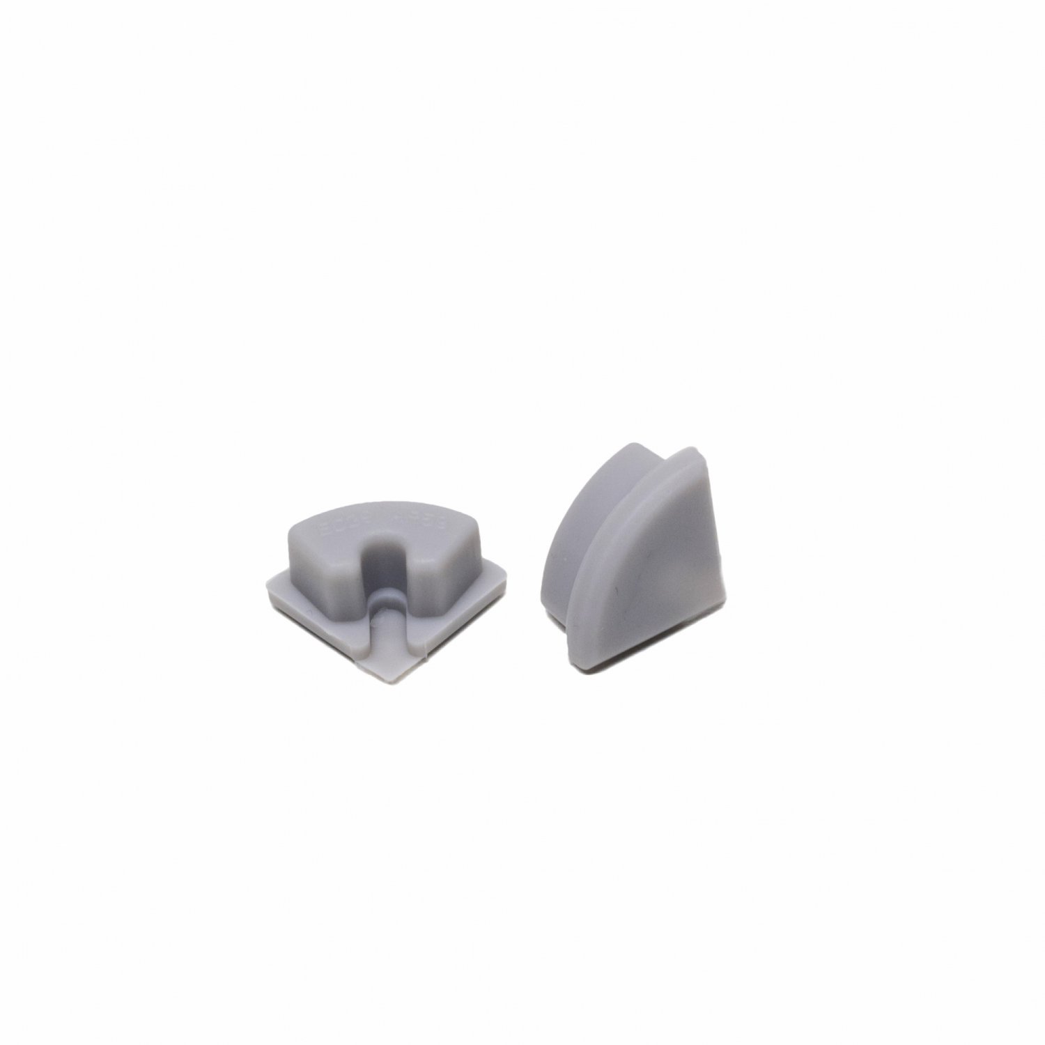 Tampa lateral acabamento silicone para perfil SOBREPOR CORNER FOSCO