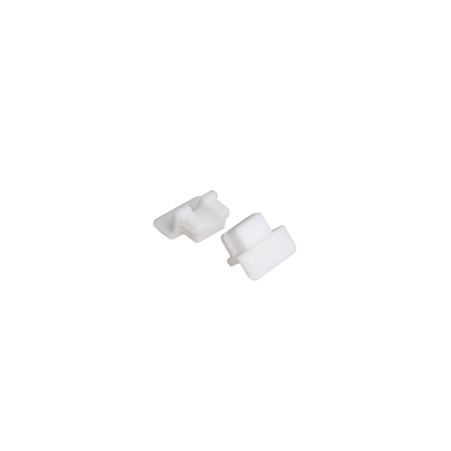 Tampa lateral silicone para perfil EMBUTIR NEW SLIM BRANCO