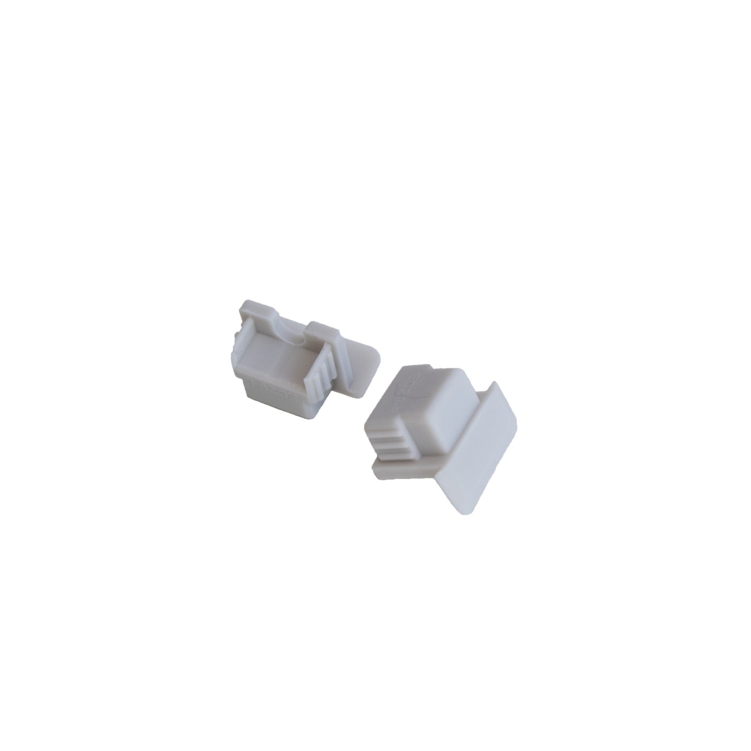 Tampa lateral silicone para perfil EMBUTIR NEW STANDARD FOSCO