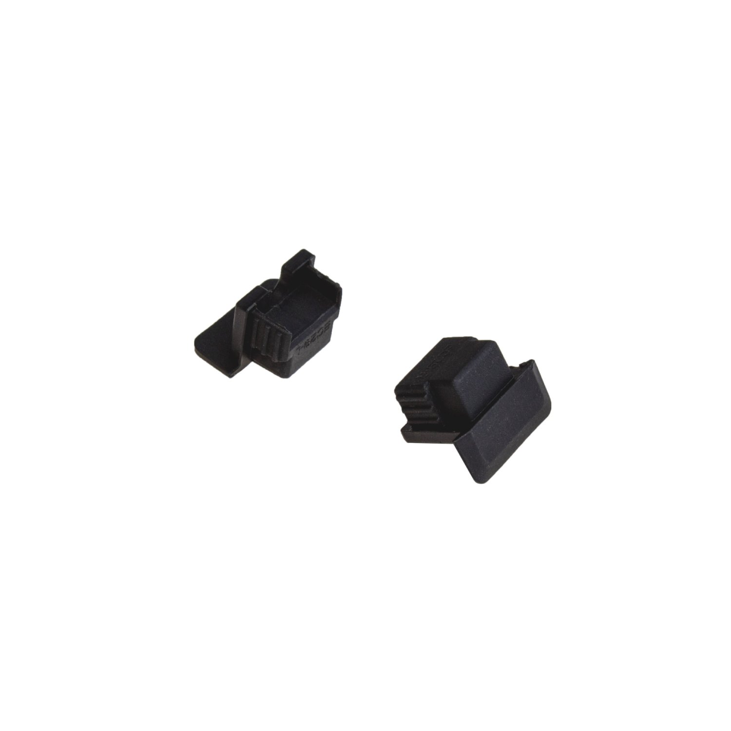 Tampa lateral silicone para perfil EMBUTIR NEW STANDARD PRETO