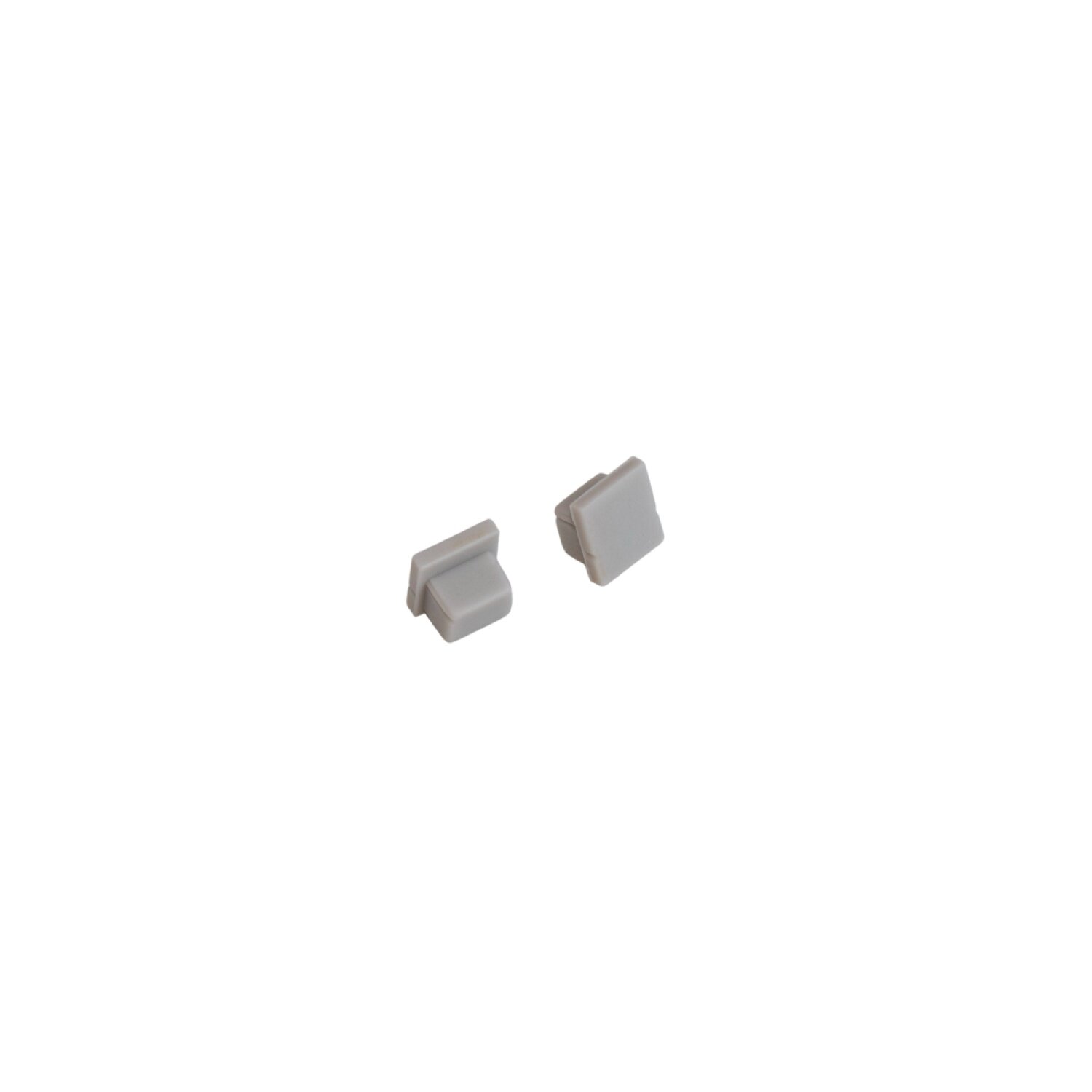 Tampa lateral silicone para perfil SOBREPOR FILLET FOSCO
