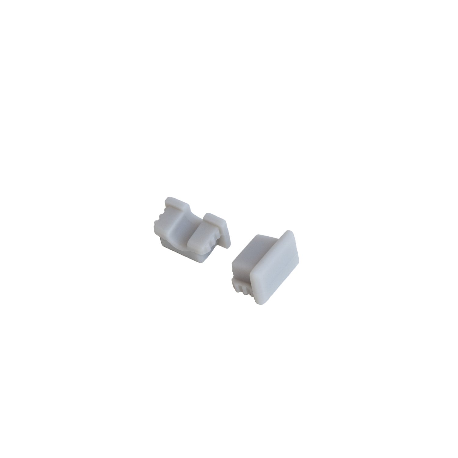 Tampa lateral silicone para perfil SOBREPOR NEW SLIM FOSCO