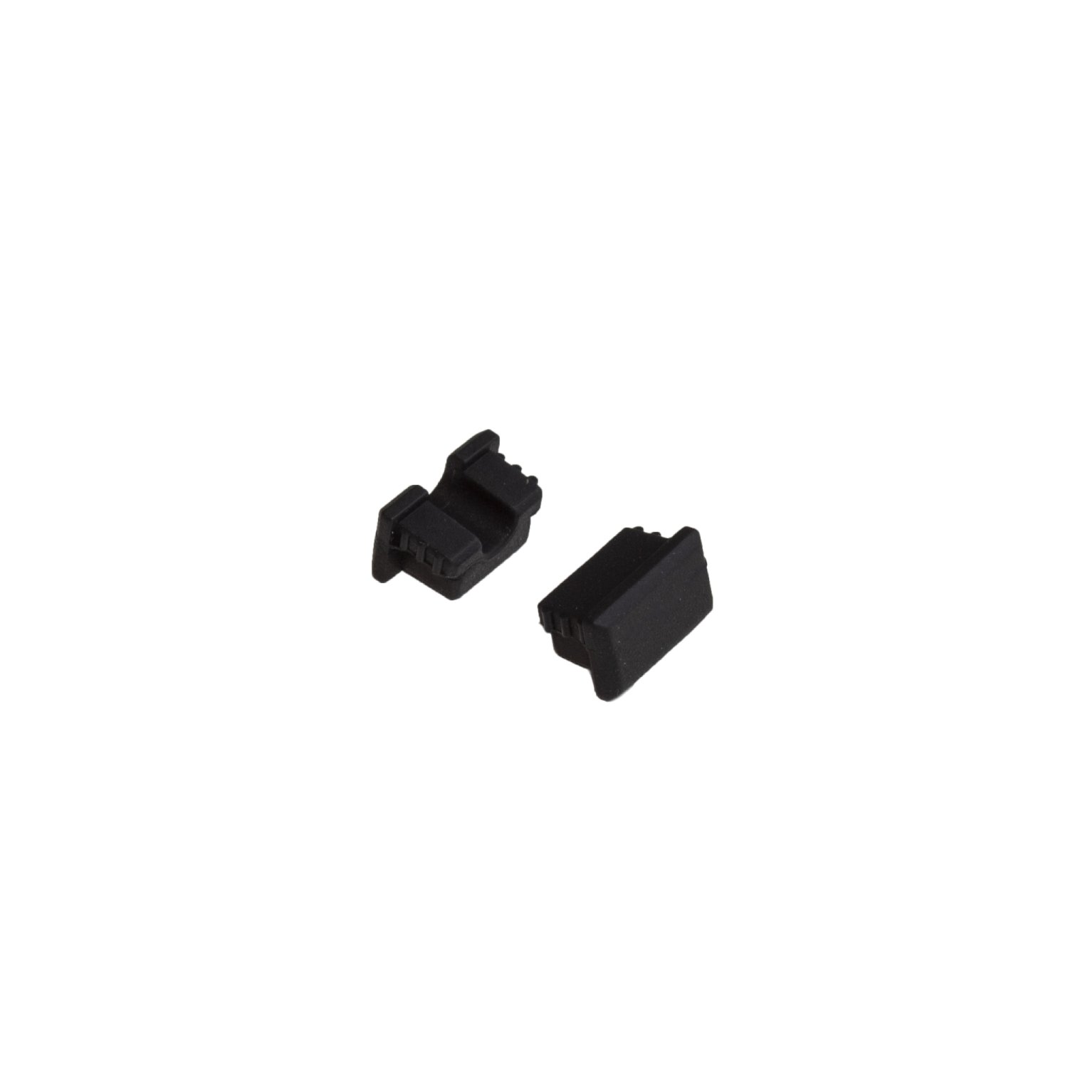 Tampa lateral silicone para perfil SOBREPOR NEW SLIM PRETO