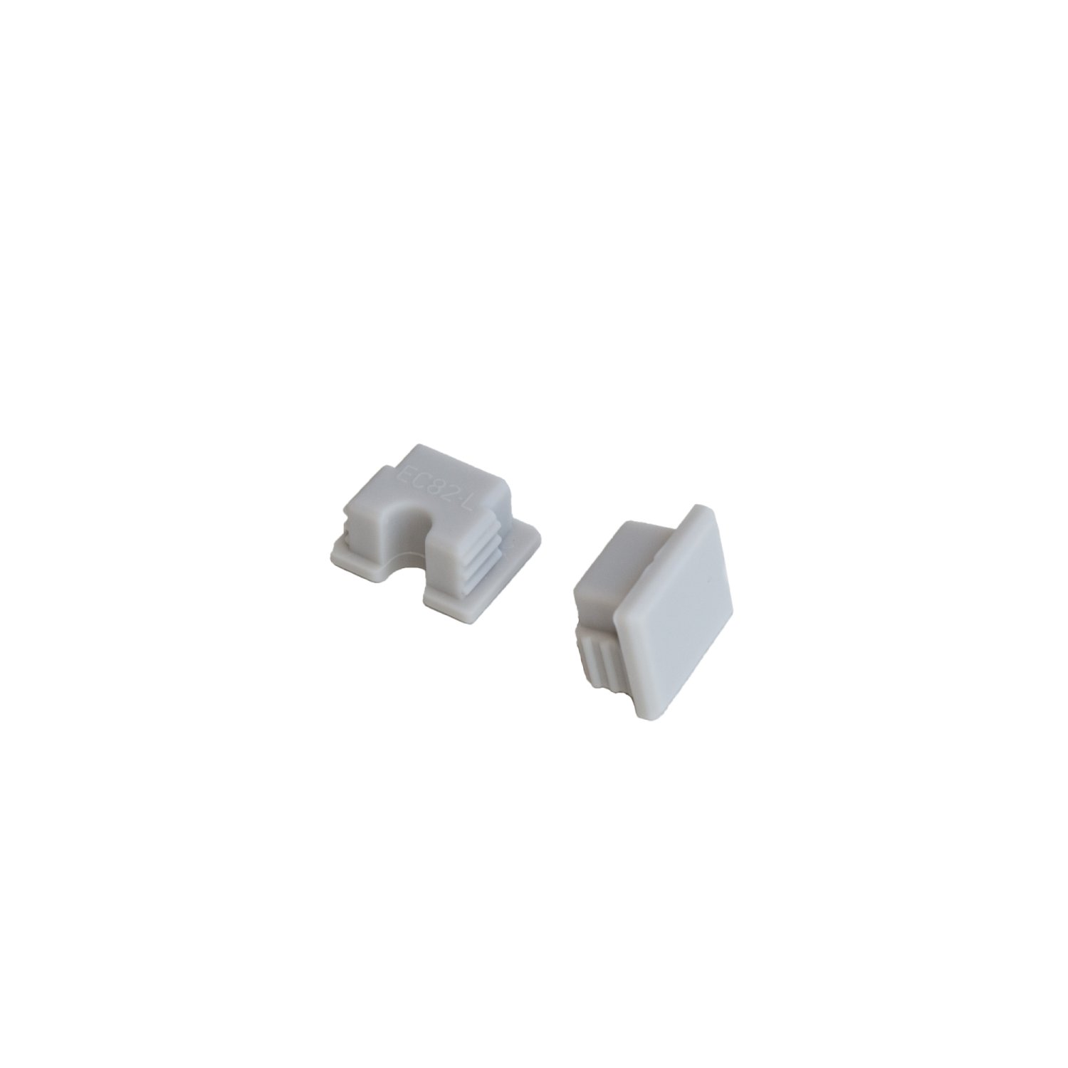 Tampa lateral silicone para perfil SOBREPOR NEW STANDARD FOSCO