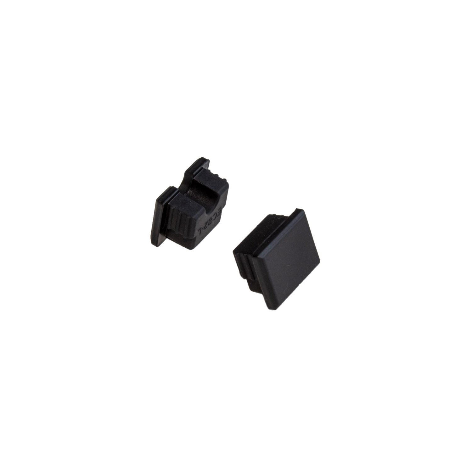 Tampa lateral silicone para perfil SOBREPOR NEW STANDARD PRETO