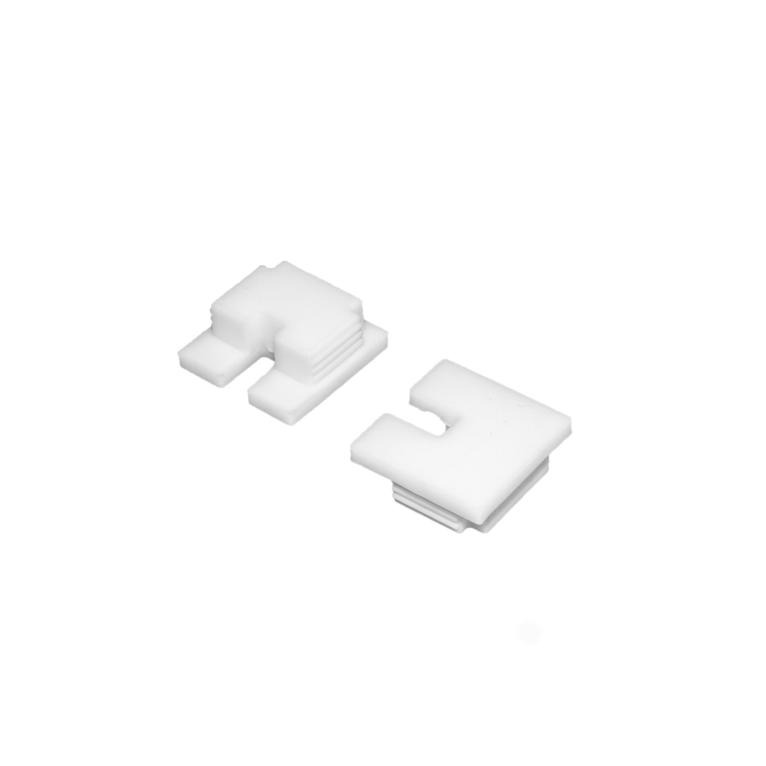 Tampa lateral silicone para perfil SOBREPOR / PENDENTE QUADRO BRANCO